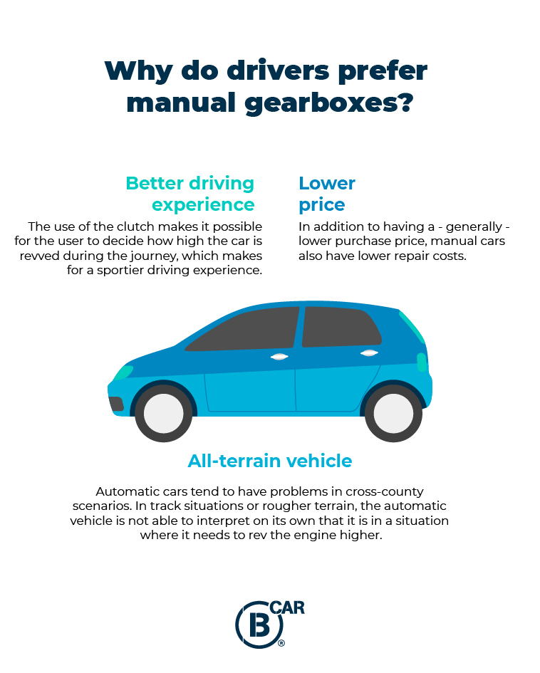 drivers prefer manual gearboxes